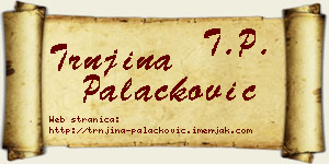 Trnjina Palačković vizit kartica